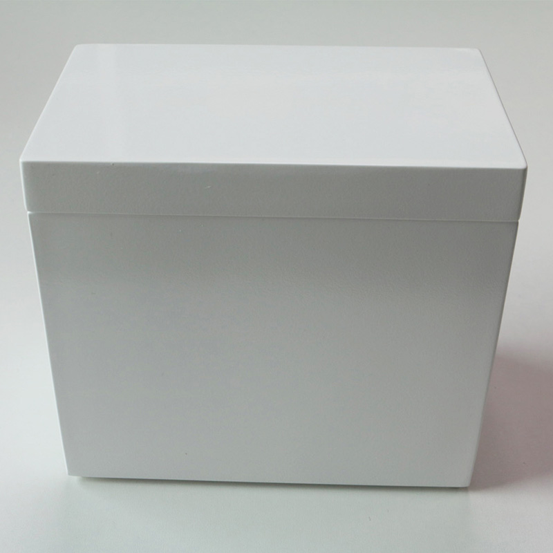 White ice bucket rectangle