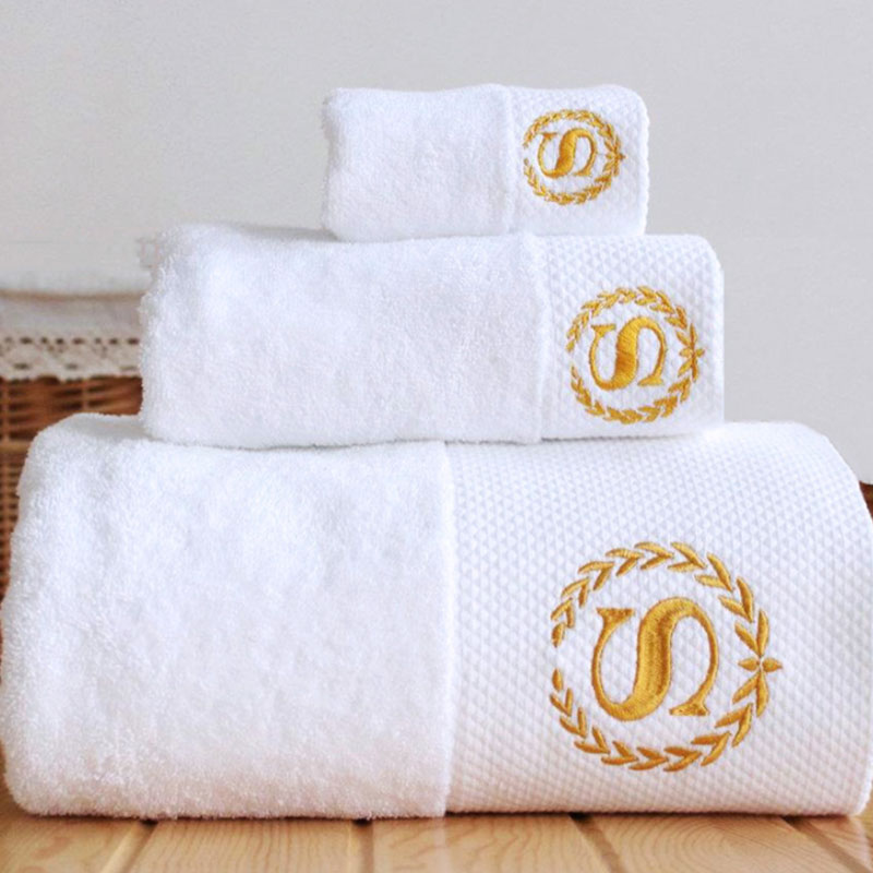 custom high quality towl set for home hotel classic series