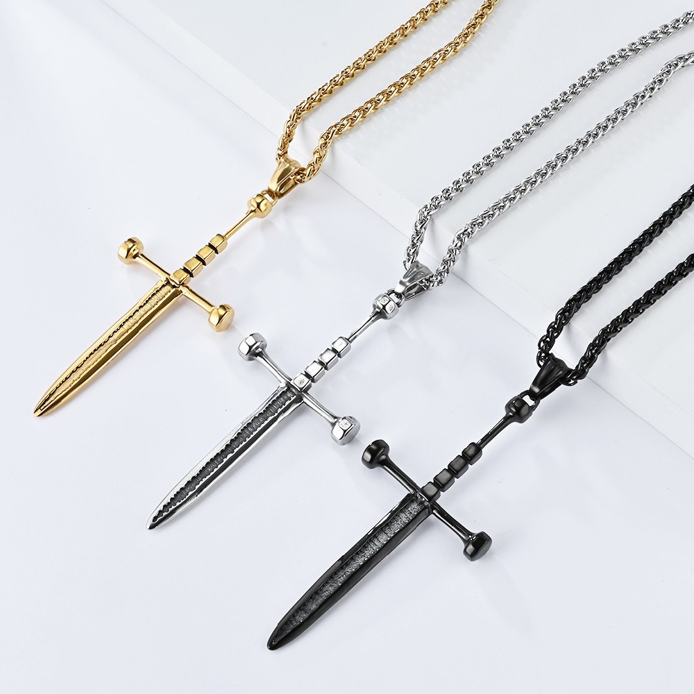 high quality stainless stell cross Necklace