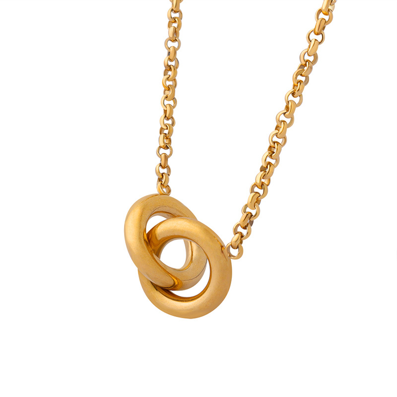 best sale new design golden stainless steel Necklace