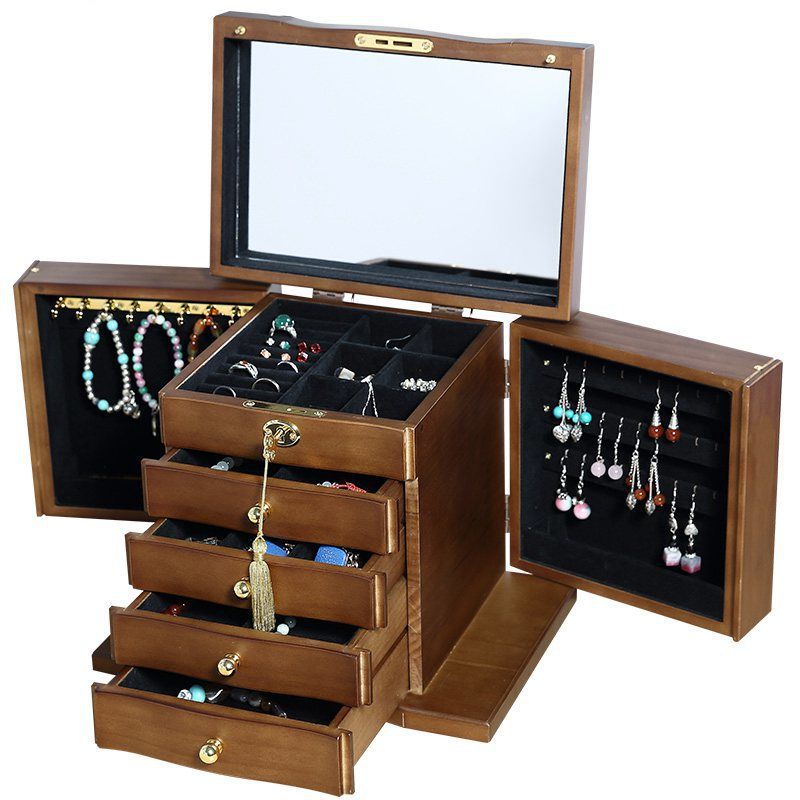 High quality solid wood Jewery packing box hot sale item
