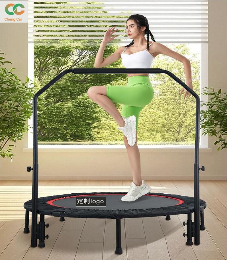 excercise trampoline with adjustable handle