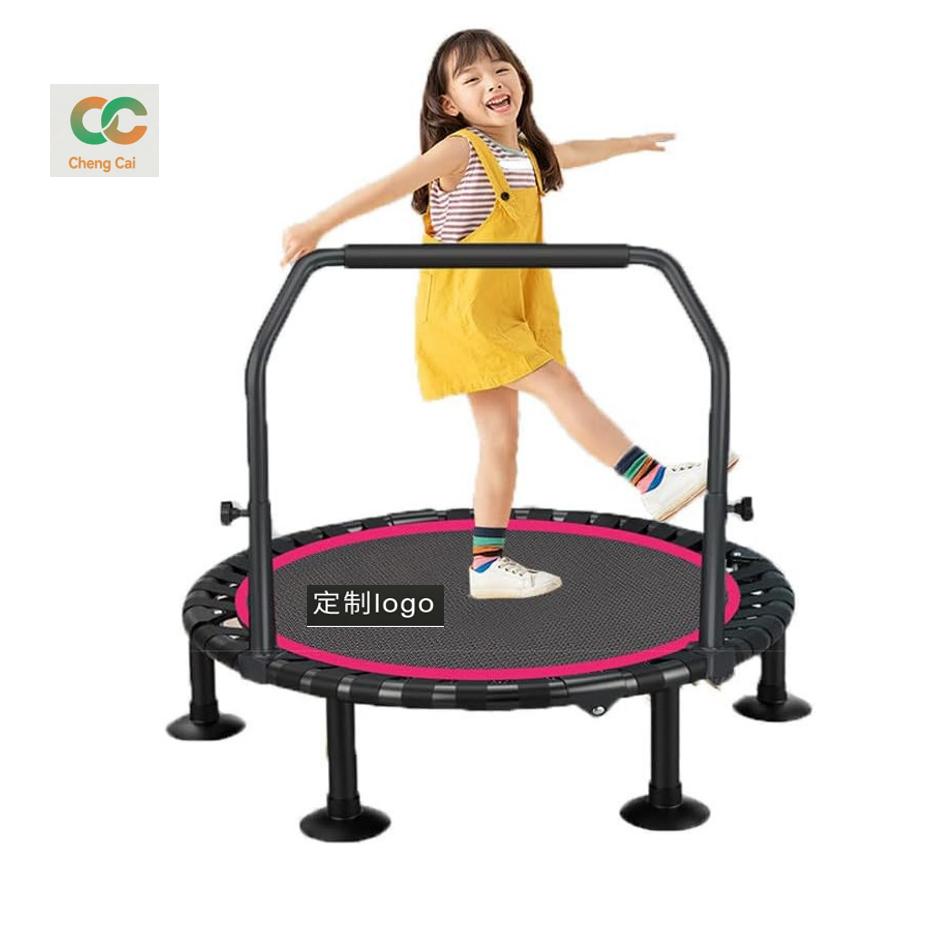 excercise trampoline with adjustbale handlebar for chilren & adult